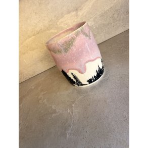 Porcel�nskop med Natur/skov 