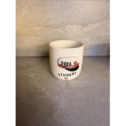 Studenter kop i porcel�nsler (R�D HUE)