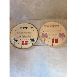 Personlig f�dselsdagstallerken 
