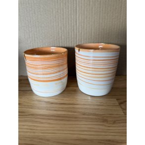 Spiral porcel�nskop med 22 karat guld