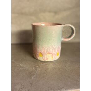 Porcel�nskop med citroner + hank 