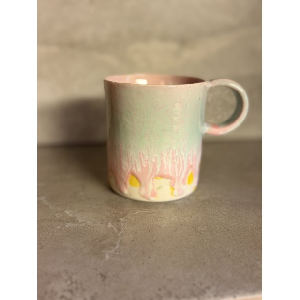 Porcel�nskop med citroner + hank 