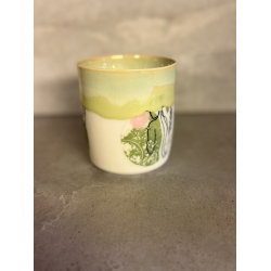 Porcel�nskop med Kvindefigurer 