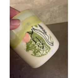 Porcel�nskop med Kvindefigurer 