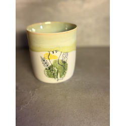 Porcel�nskop med Kvindefigurer 